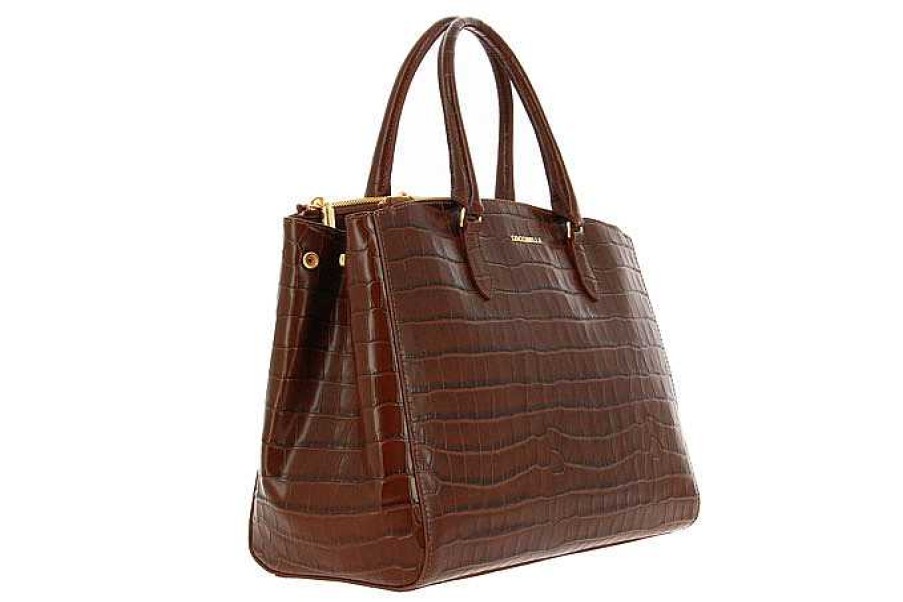 Hand Bags | Coccinelle Coccinelle Bag Sortie Kroko Brown