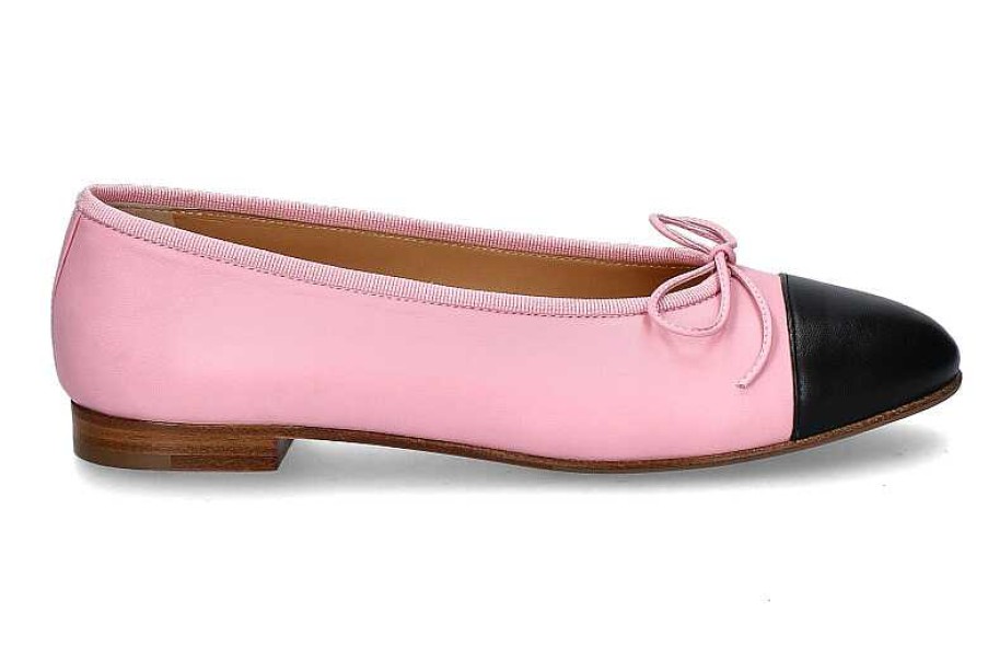 Ballet Flats | Unützer Unutzer Ballerina 963 Nappa 168- Pink/Black