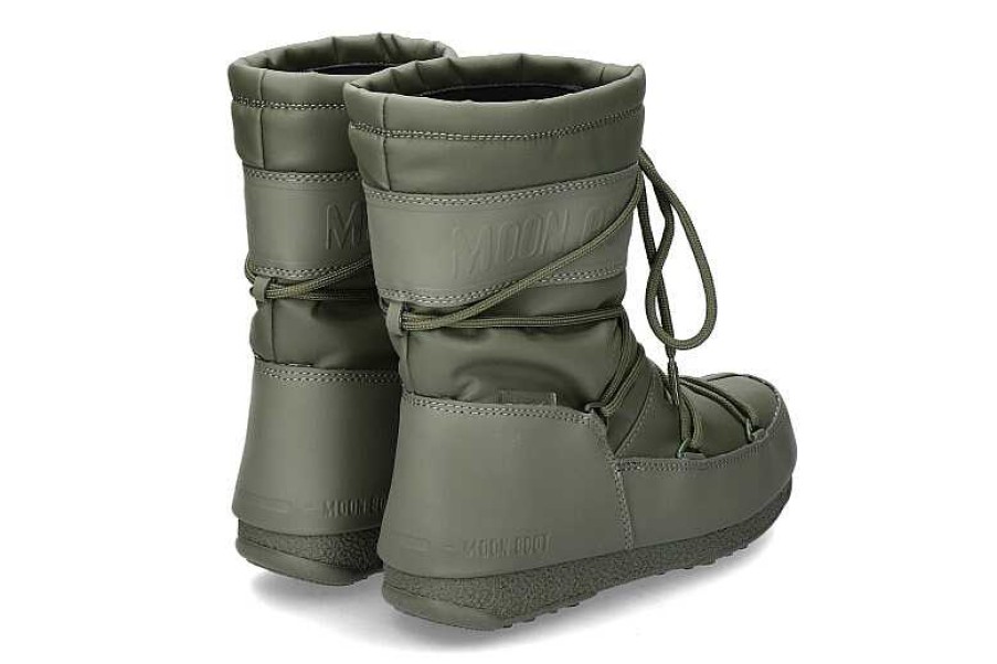 Warm Lining | Moon Boot Moon Boots Mid Rubber Wp Khaki