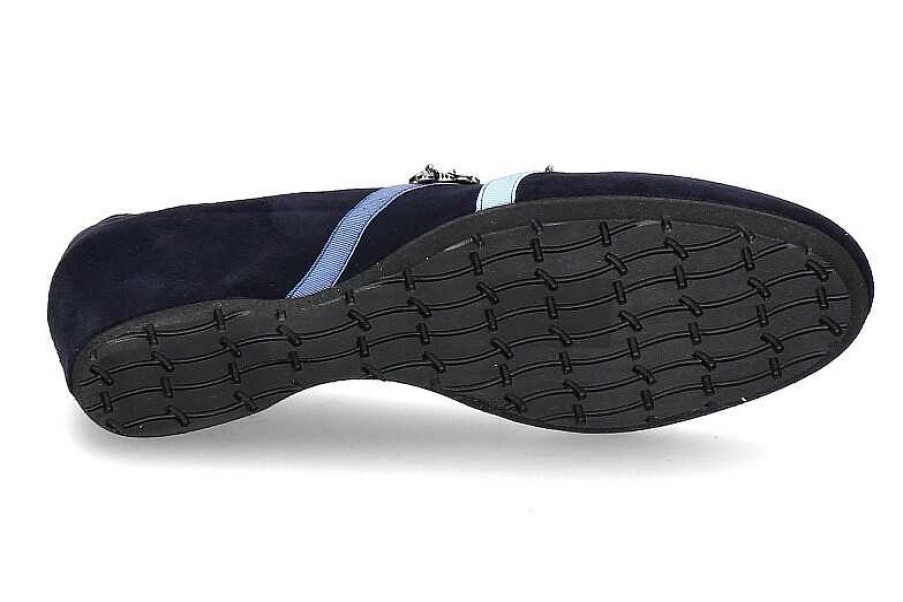 Flats | Thierry Rabotin Thierry Rabotin Wedge Balelrina Torbis Camoscio Darkblu