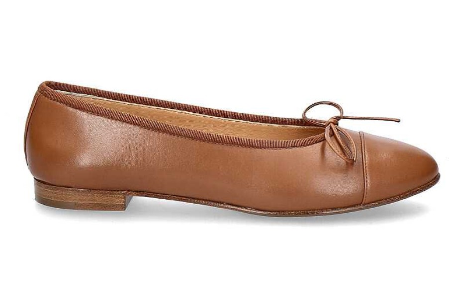 Ballet Flats | Unützer Unutzer Ballerina 963 Nappa 48- Chestnut