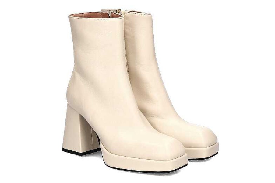 Ankle Boots | Bianca Di Bianca Di Ankle Boots Nappa Avorio