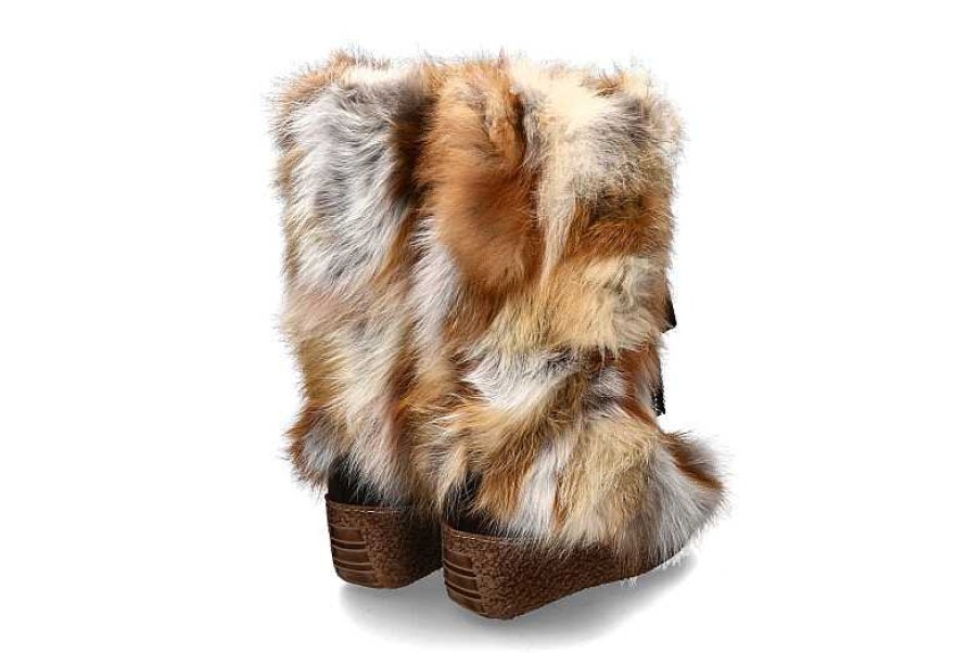 Boots | Diavolezza Diavolezza Fox Fur Boots 601 Red Fox