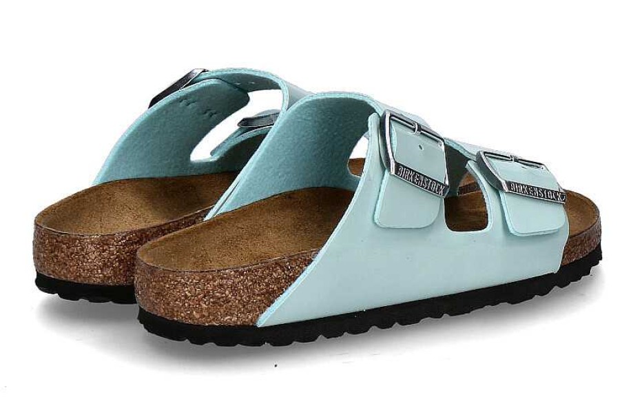 Mules | Birkenstock Birkenstock Mules Arizona Schmal Patent- Surf Green