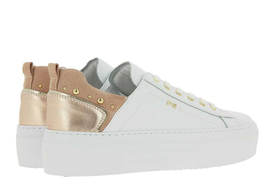 Sneakers | Nero Giardini Nero Giardini Sneaker Skipper Bianco Velour Phard