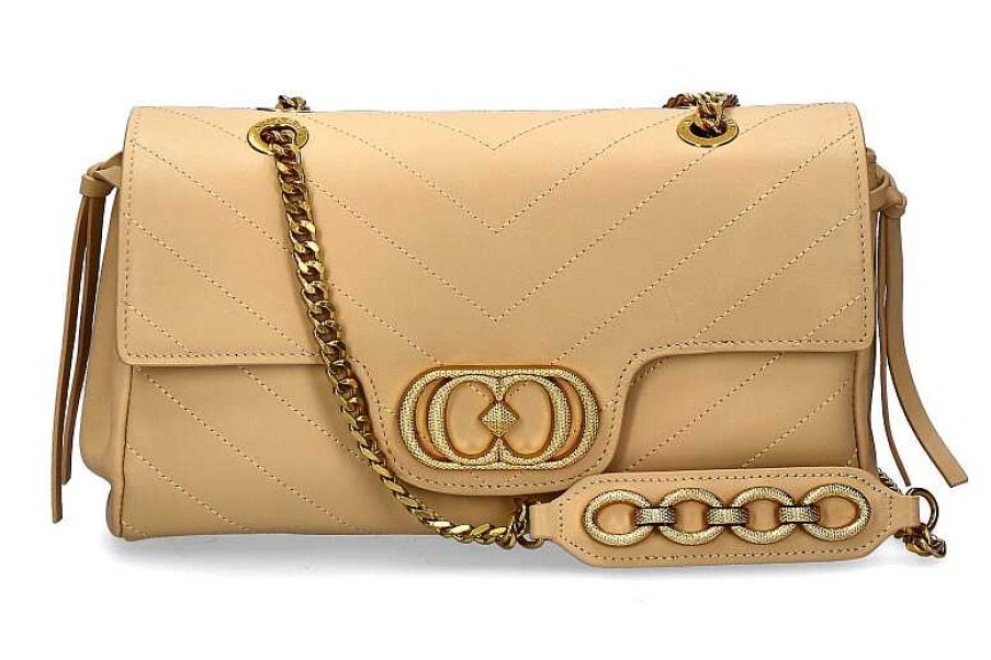 Hand Bags | La Carrie La Carrie Shoulder Bag Large Leather Beige