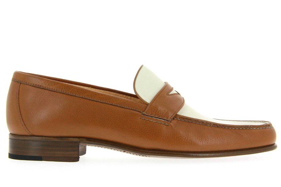 Moccasins | Gravati Gravati Mokassin Brado Creme Cognac