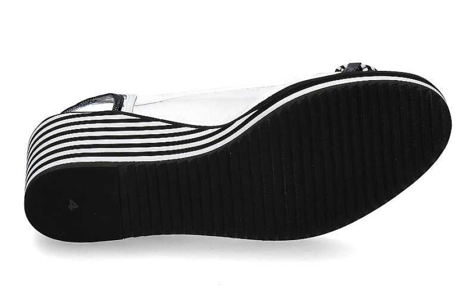 Sandals | Azurée Cannes Azuree Cannes Platform Sole Molia 8Anb Compo- Noir/Blanc