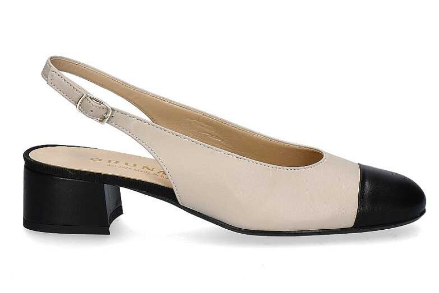 Pumps | Brunate Brunate Sling Pumps Flex Nappa- Nero/Moon