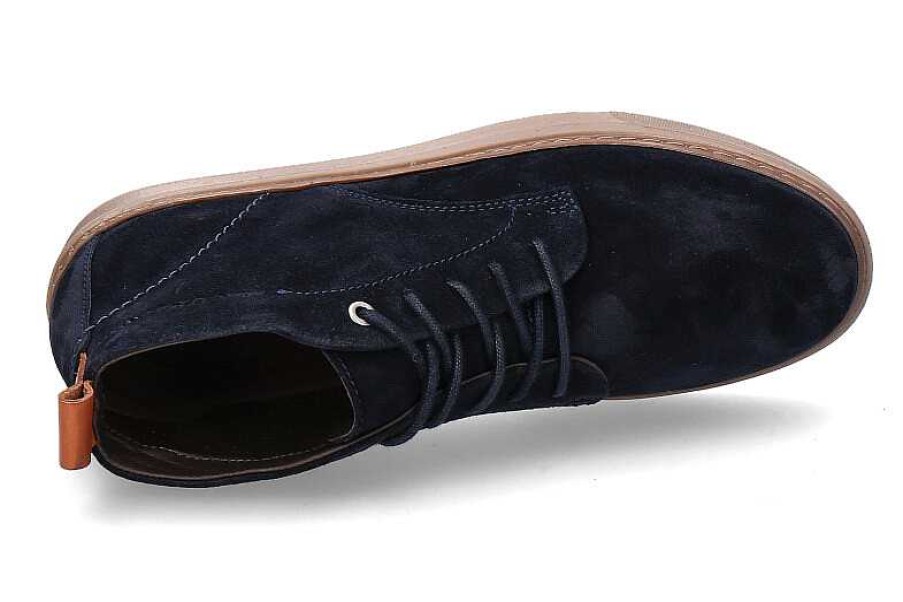 Oxfords | Marc O'Polo Marc O' Polo Lace-Up Shoes Velour Navy