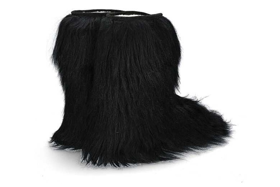 Fur Boots | Oscar Sport Oscar Sport Men'S Fur Boots Capra Nero