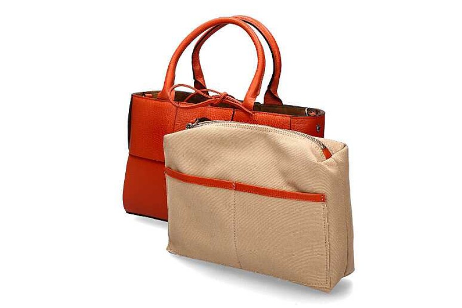 Hand Bags | Carol J. Carol J. Handbag By Gianni Notaro 523 Orange