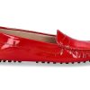 Flats | ScarpaRossa Scarparossa Slipper Gomera Vernice 0639 Rosso