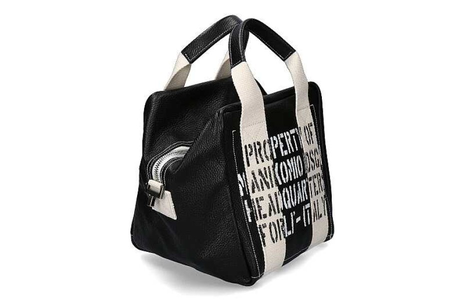 Hand Bags | Manikomio Manikomio Bag Lady24 Black White