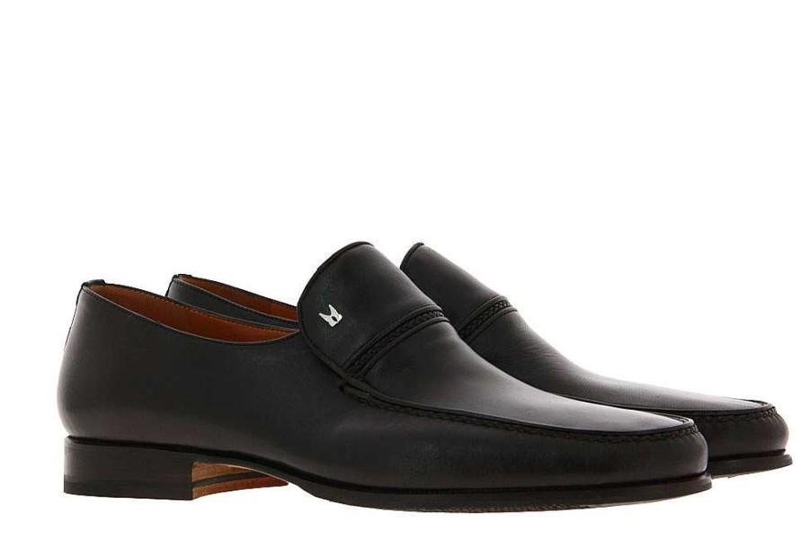 Loafers | Moreschi Moreschi Slipper Saratoga Calf Marrone Scuro