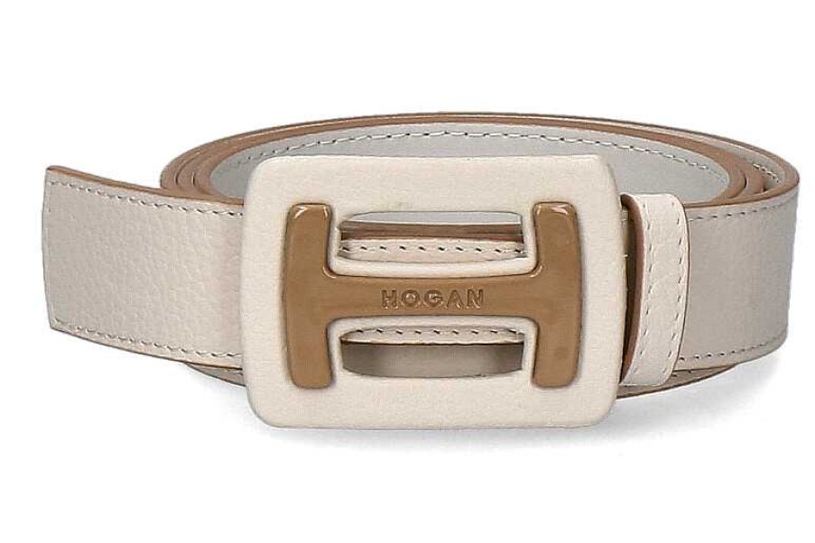 Belts | Hogan Hogan Belt Cintura Mm32 Beige