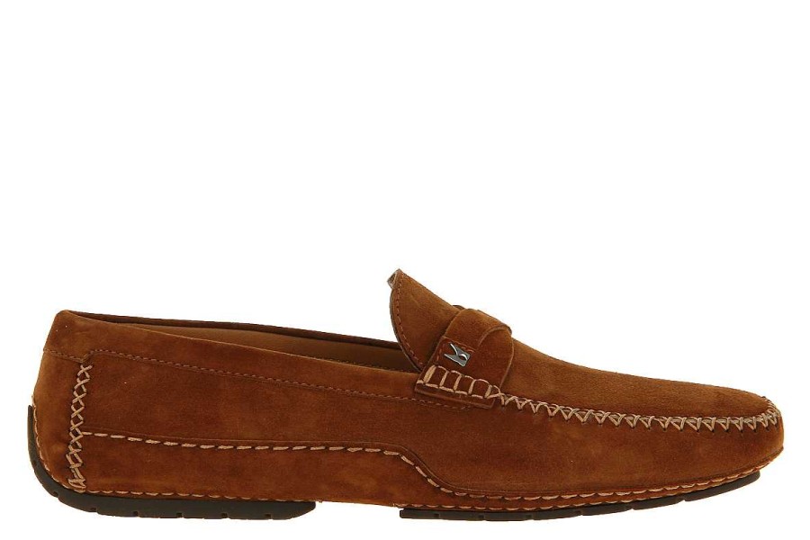 Moccasins | Moreschi Moreschi Loafer Baviera Marrone Chiaro