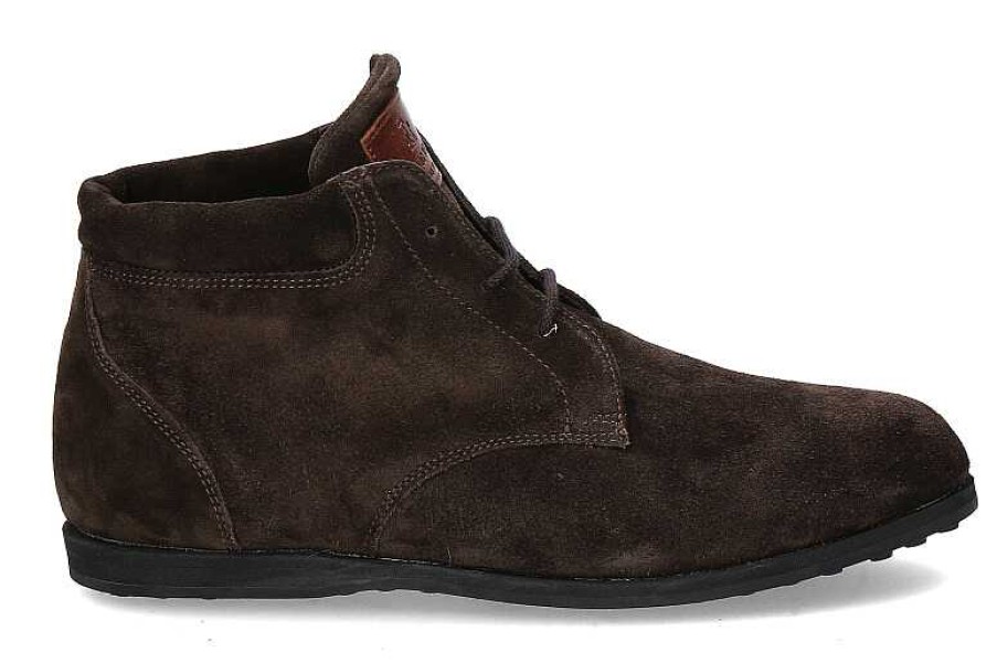 Warm Lining | Ludwig Reiter Ludwig Reiter Lace-Up Ankle Boots Lined Grinzinger Neu Velour Dunkelbraun