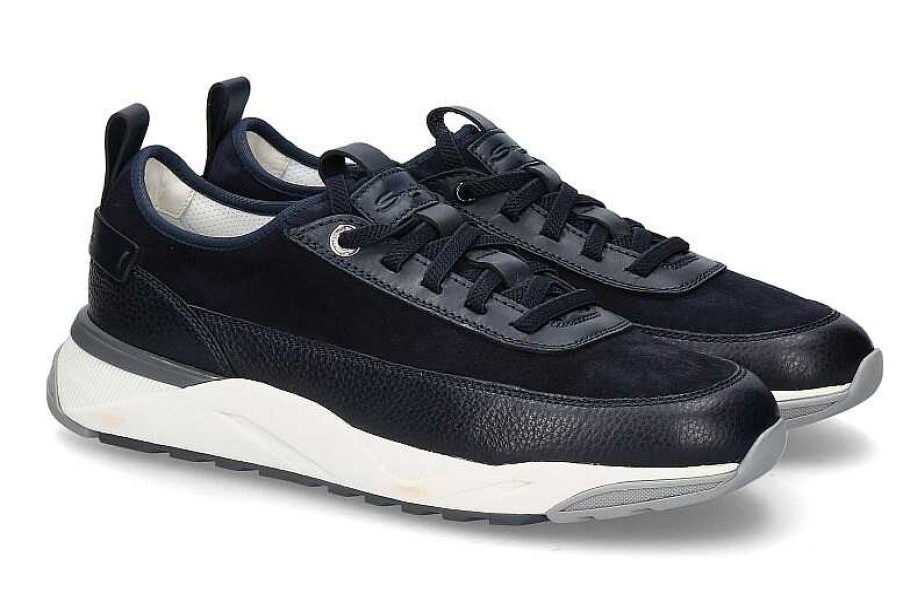 Sneakers | Santoni Santoni Sneaker Innova Dark Blue