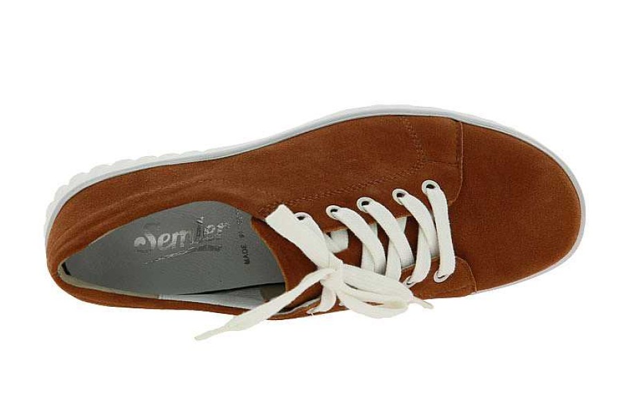 Lace-Up | Semler Semler Sneaker Lena Samt-Chevro Whisky