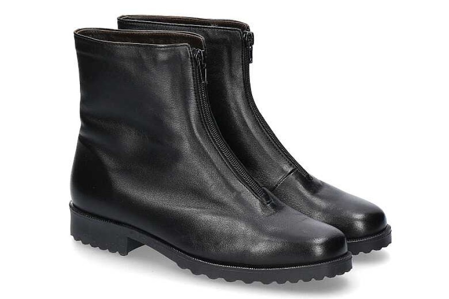 Ankle Boots | Brunate Brunate Ankle Boots Lined " Dany Nappa Nero Zip´"