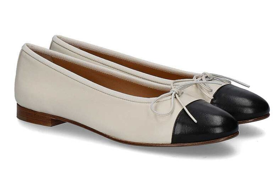 Ballet Flats | Unützer Unutzer Ballerina Nappa Classic- Latte/ Black