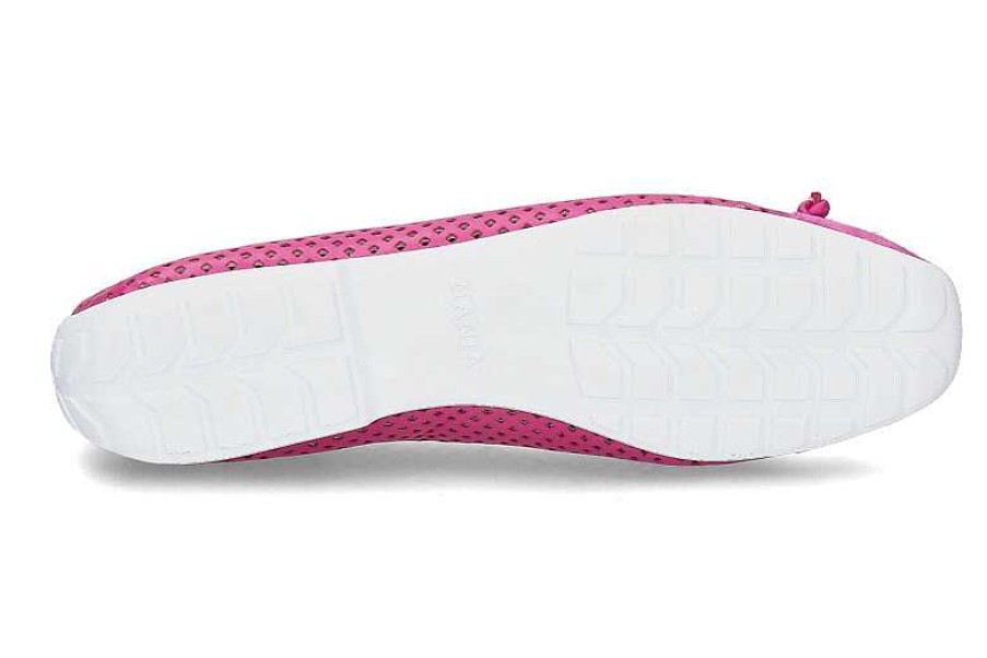 Ballet Flats | Mania Mania Ballerina Perforato Camoscio-Pink