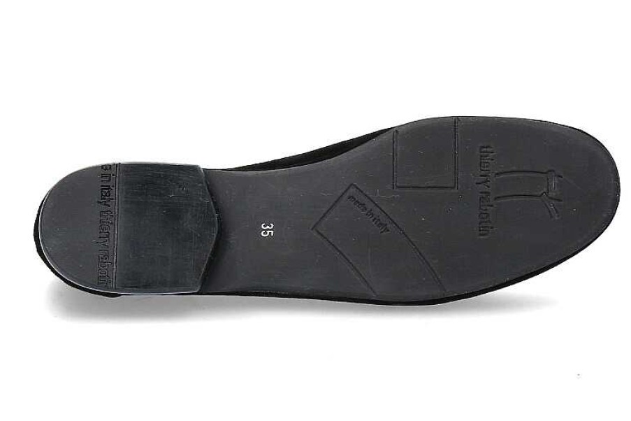 Flats | Thierry Rabotin Thierry Rabotin Slipper "Camoscio Nero"