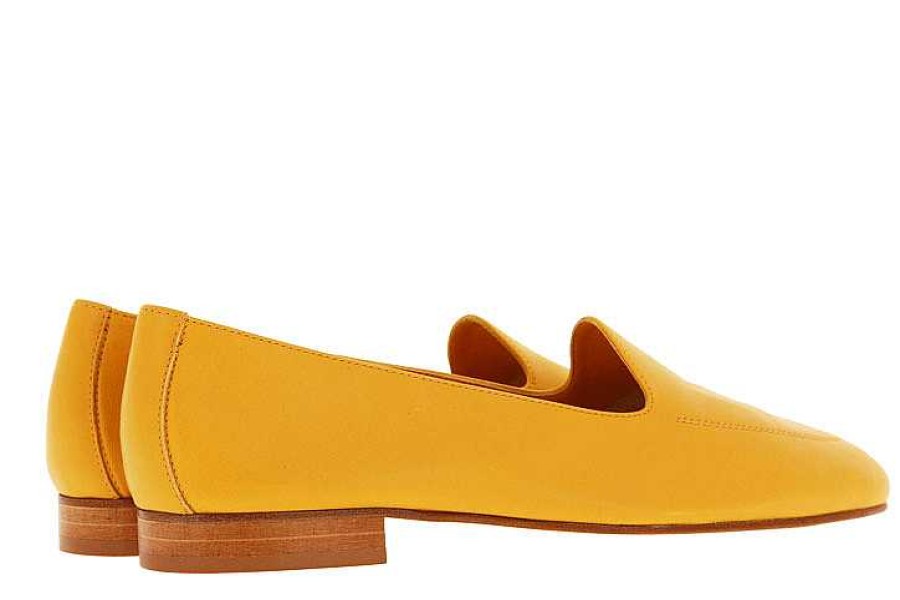 Flats | ScarpaRossa Scarparossa Slipper Benito Nappa Giallo