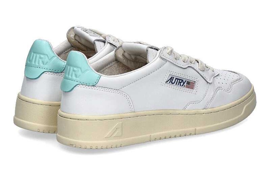 Sneakers | Autry Autry Sneaker Medalist Low Woman Leat White Turquese