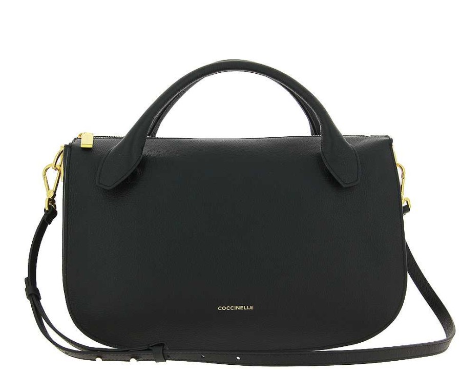 Hand Bags | Coccinelle Coccinelle Bag Smooth Leather Arpege Noir