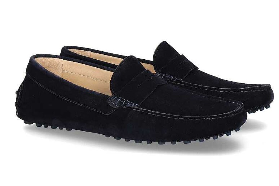 Moccasins | ScarpaRossa Scarparossa Men'S Moccasins Gomera Dark Blue