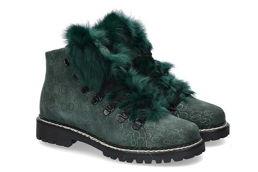 Booties | Oscar Sport Oscar Sport Lace-Up Boots B-600-Gu Verde