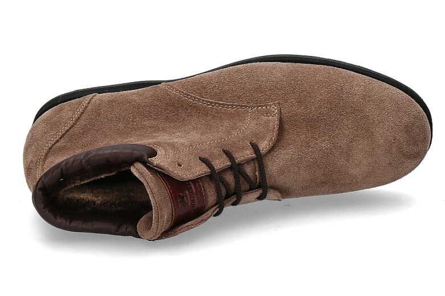 Warm Lining | Ludwig Reiter Ludwig Reiter Lace-Up Boots Lined Grinzinger Velour Tabac