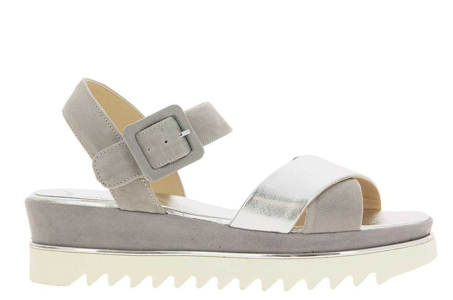 Platform Shoes | Luca Grossi Luca Grossi Sandals Camoscio Light Grey