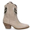 Booties | Exé Exe Cowboy Boots Cesar 710- Avorio/ Platin