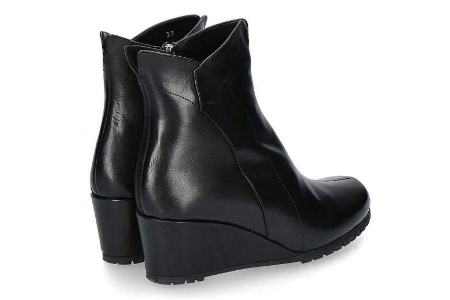 Warm Lining | Thierry Rabotin Thierry Rabotin Wedge Ankle Boots Lined Tris Nero