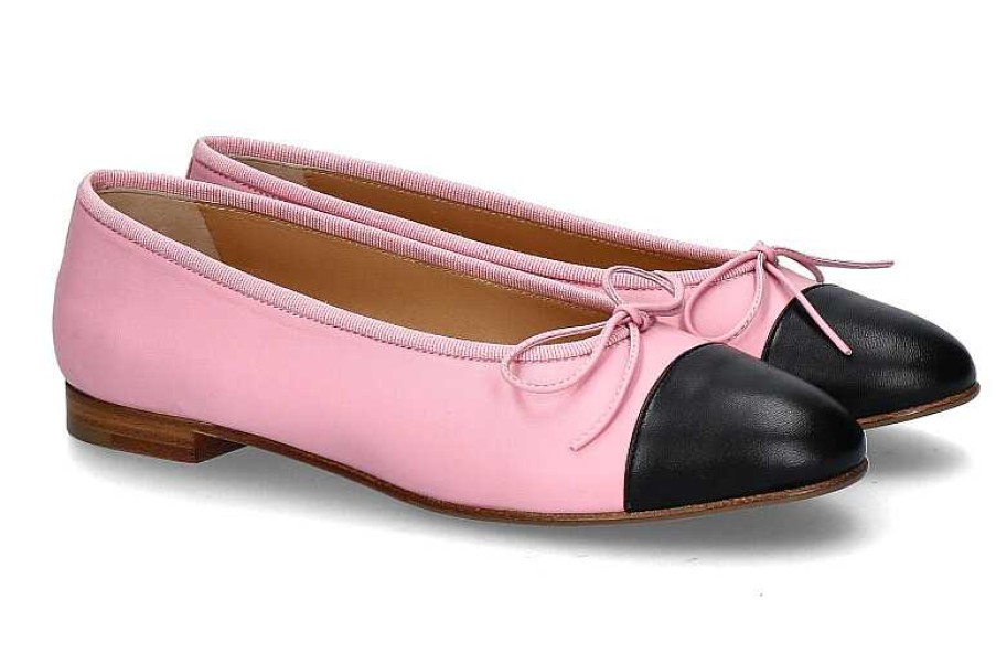 Ballet Flats | Unützer Unutzer Ballerina 963 Nappa 168- Pink/Black