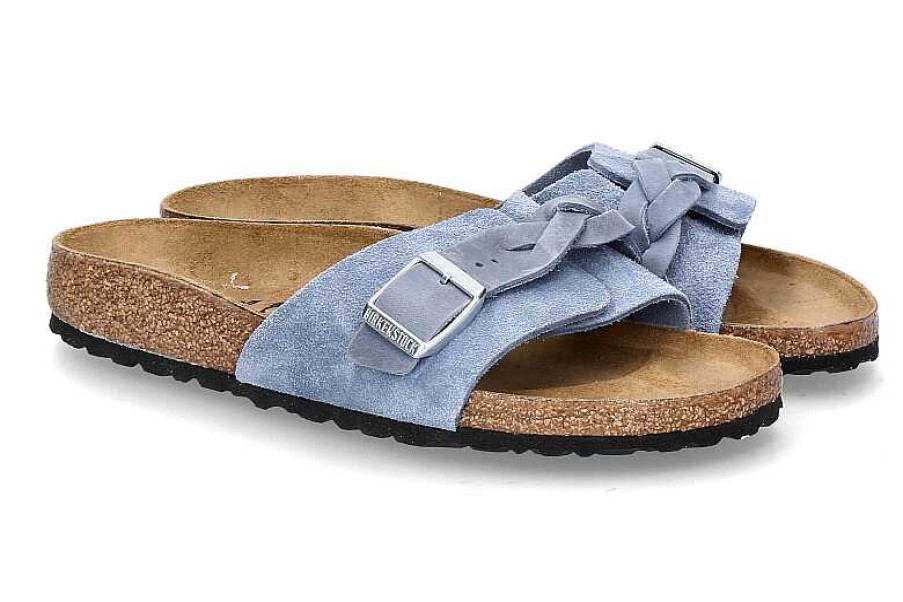 Mules | Birkenstock Birkenstock Mules Oita Schmal Braided- Elemental Blau