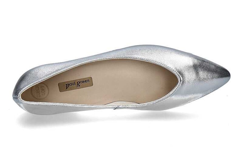 Ballet Flats | Paul Green Paul Green Ballerina Metallic Nappa- Alu