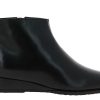 Warm Lining | Bagnoli Bagnoli Ankle Boots Lined Nappa Nero Fondera Peltro