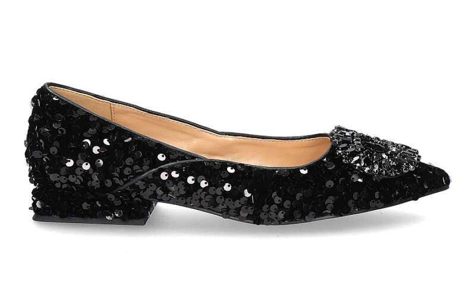 Ballet Flats | Alma en pena Alma En Pena Ballerina Lentejuelas Black- Schwarz