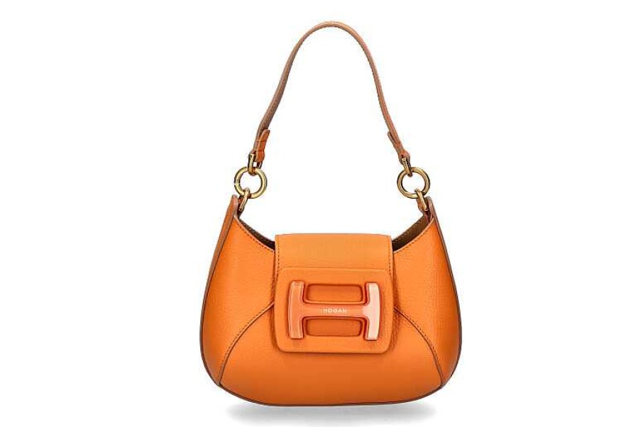 Hand Bags | Hogan Hogan Bag Hobo Mini Plexi Orange