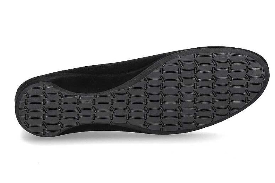 Ballet Flats | Thierry Rabotin Thierry Rabotin Wedge Ballerina Crista Camoscio Nero