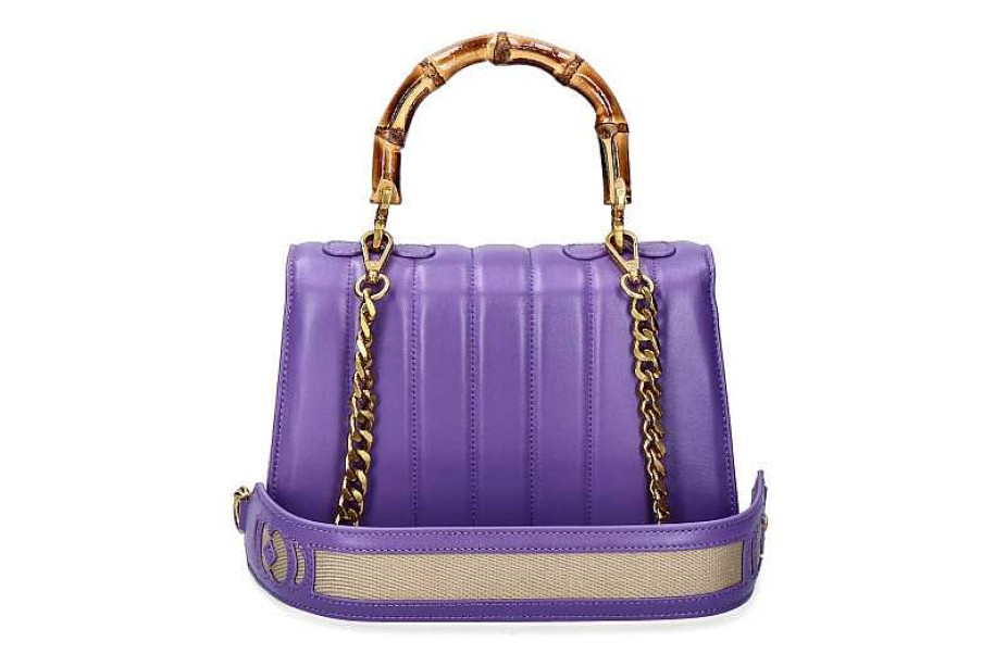 Hand Bags | La Carrie La Carrie Handle Bag Leather Violet