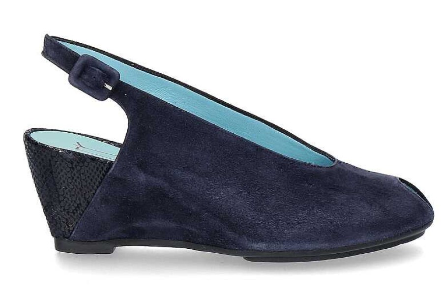 Sandals | Thierry Rabotin Thierry Rabotin Sandal Clayton Camoscio Dark Blue