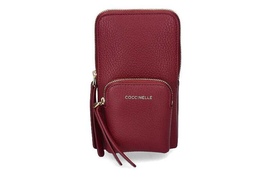 Wallets | Coccinelle Coccinelle Mobile Phone Bag Pixie -Weinrot