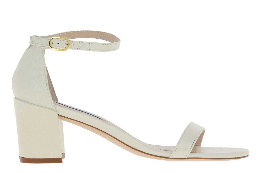 Sandals | Stuart Weitzman Stuart Weitzman Sandals Simple Cream Caviar Patent