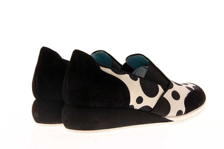 Flats | Thierry Rabotin Thierry Rabotin Wedge Slipper Palomino Link Nero