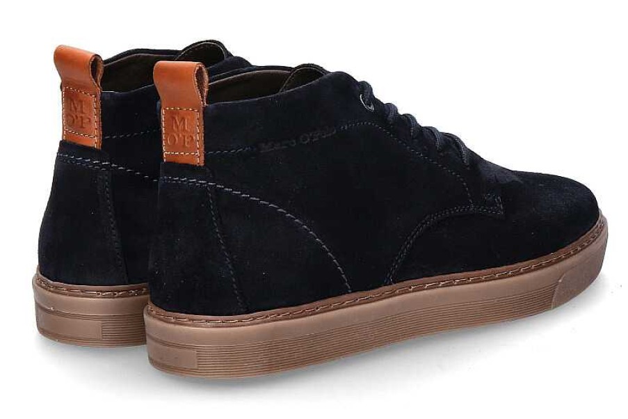 Oxfords | Marc O'Polo Marc O' Polo Lace-Up Shoes Velour Navy